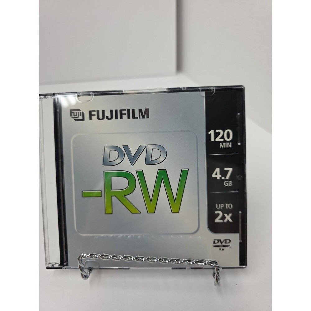 Fujifilm DVD Discs Lot Of 4 DVD-RW DVDs 120 Min 4.7GB Jewel Cases💿